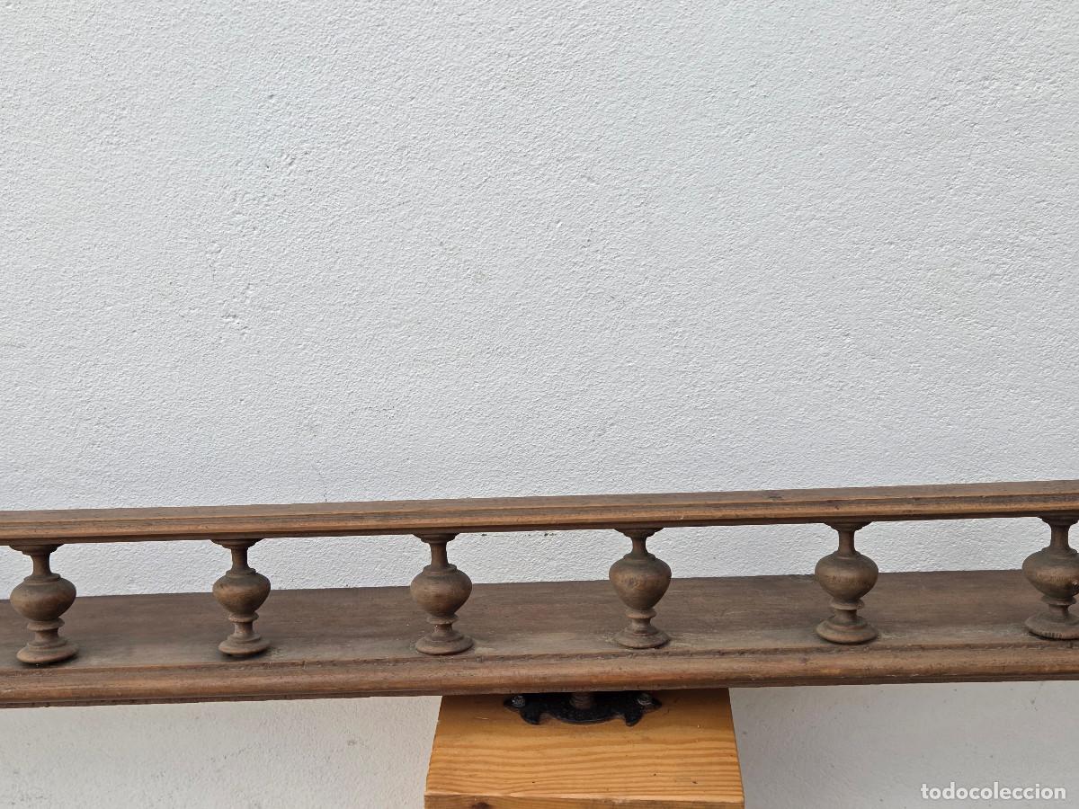 Vintage: repiza antigua de madera - Foto 6