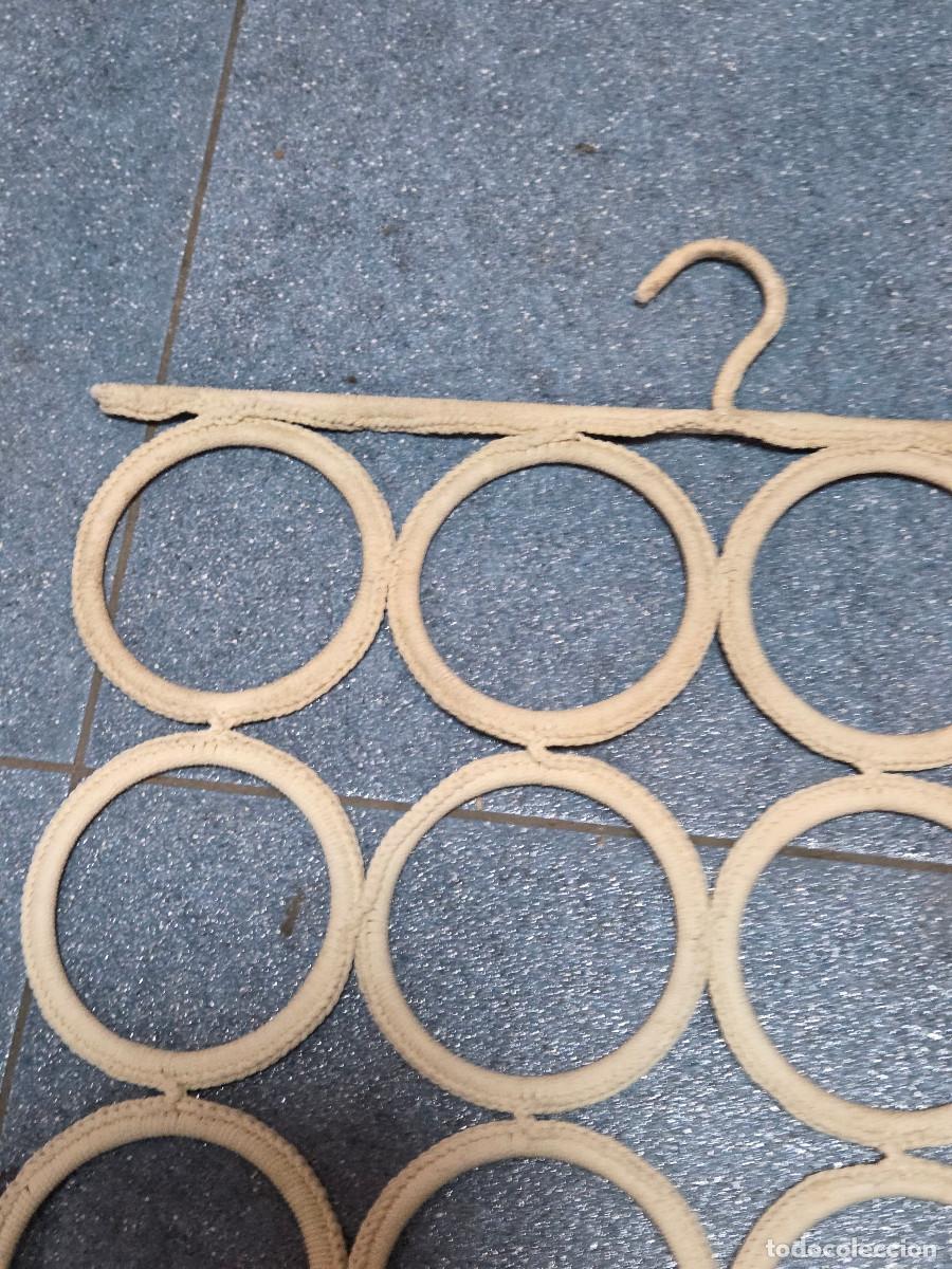 Vintage: percha hecha de cuerda - Foto 3