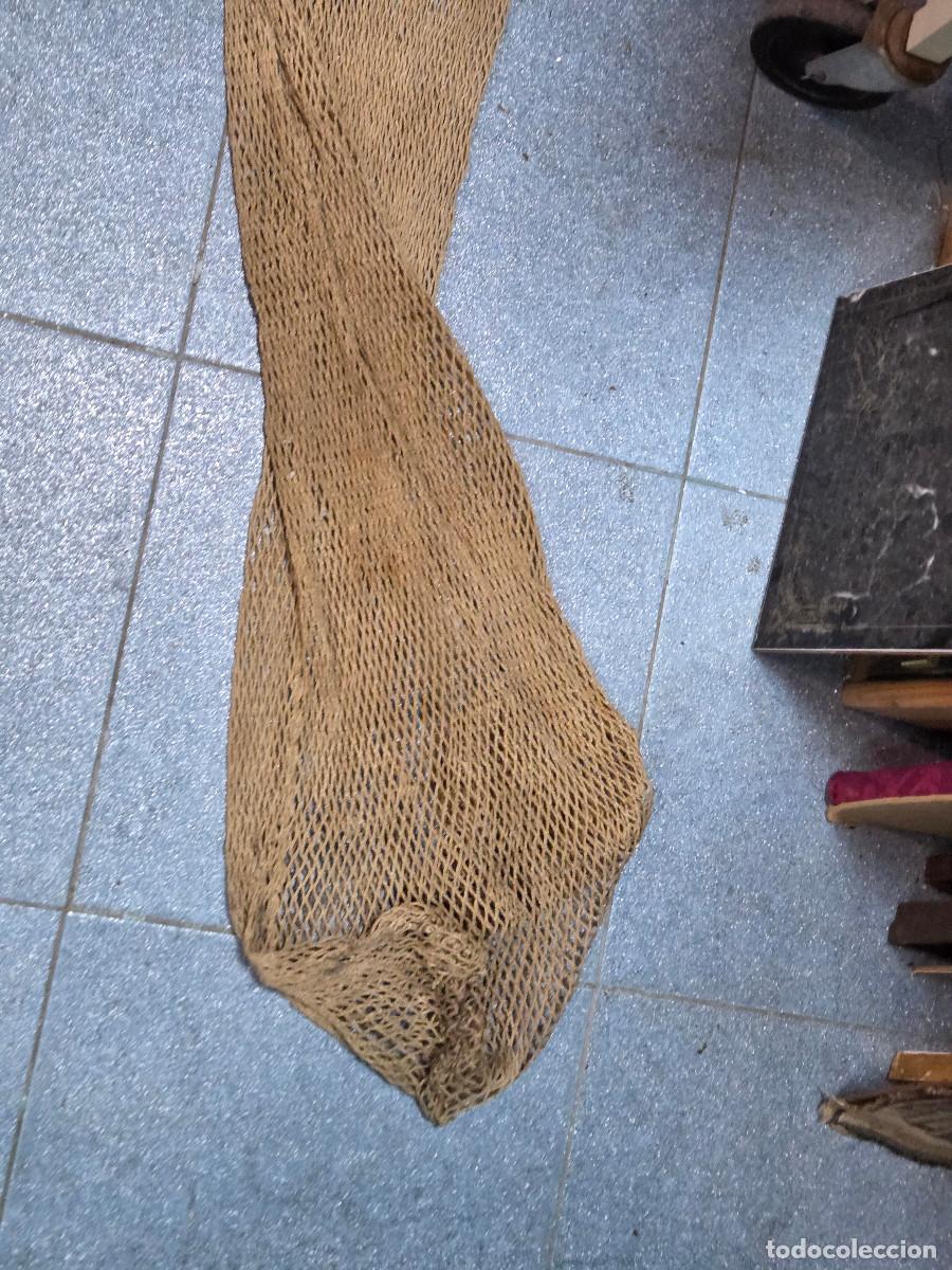 Vintage: red de pescar con corchos - Foto 7