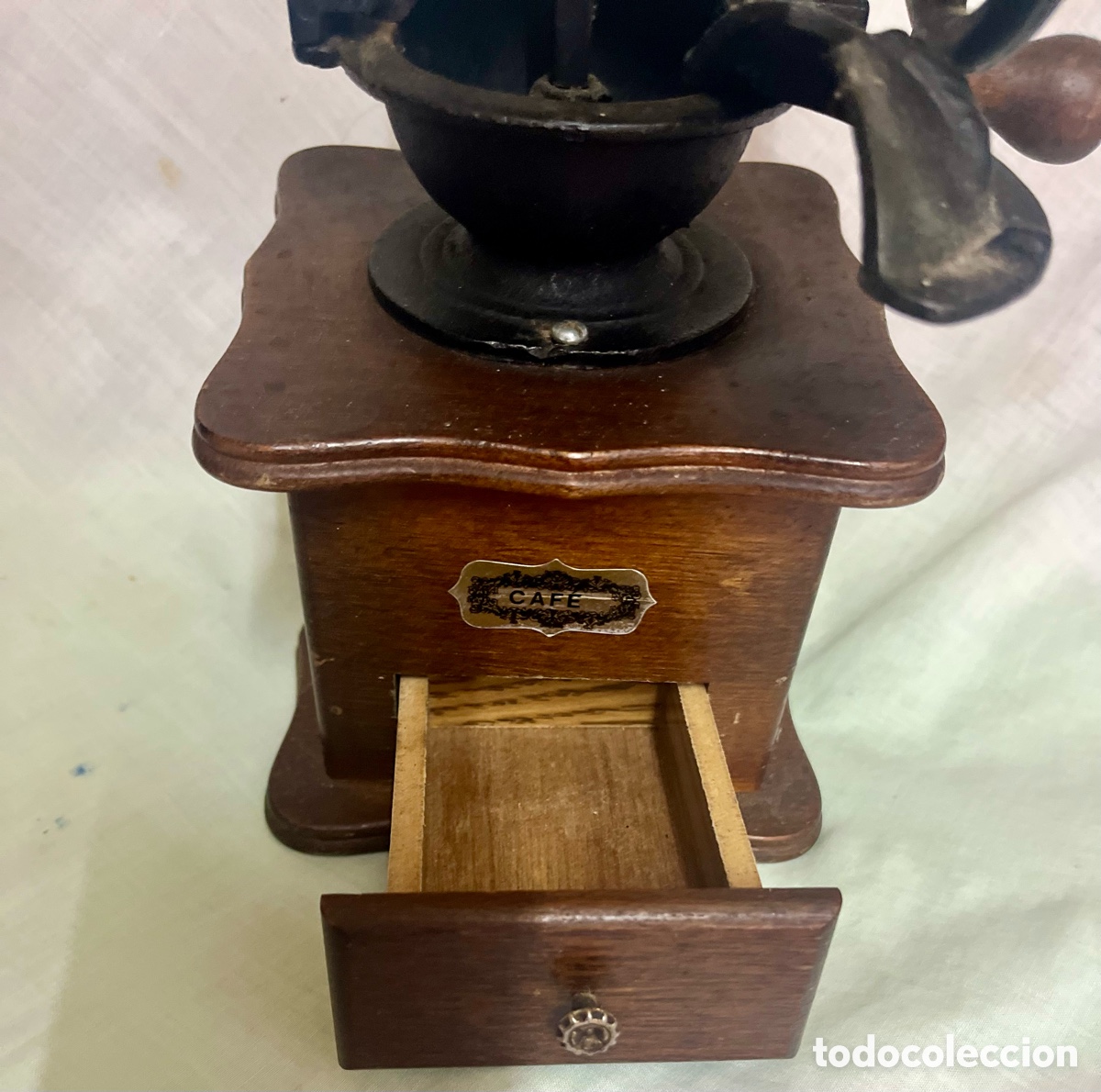 Vintage: ANTIGUO MOLINILLO DE CAF&Eacute; , FUNCIONAL Y ADORNO - Foto 5