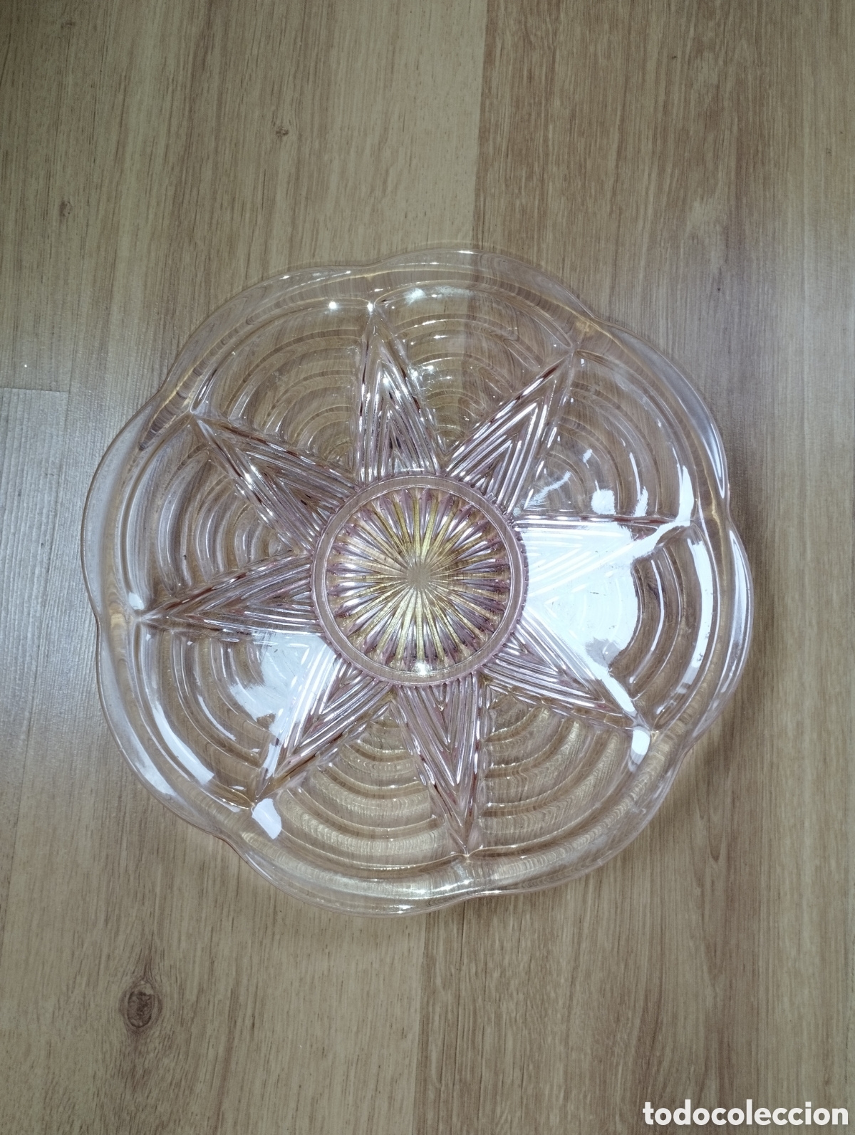 Vintage: Cuenco luxval art deco rosa - Foto 1