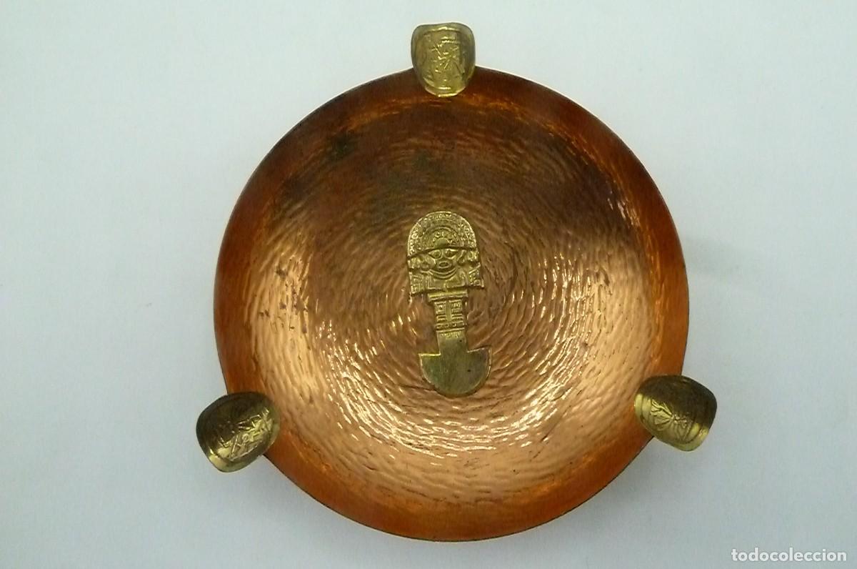 Vintage: Cenicero metal Inca. - Foto 1