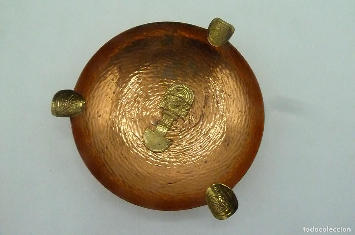 Vintage: Cenicero metal Inca. - Foto 2