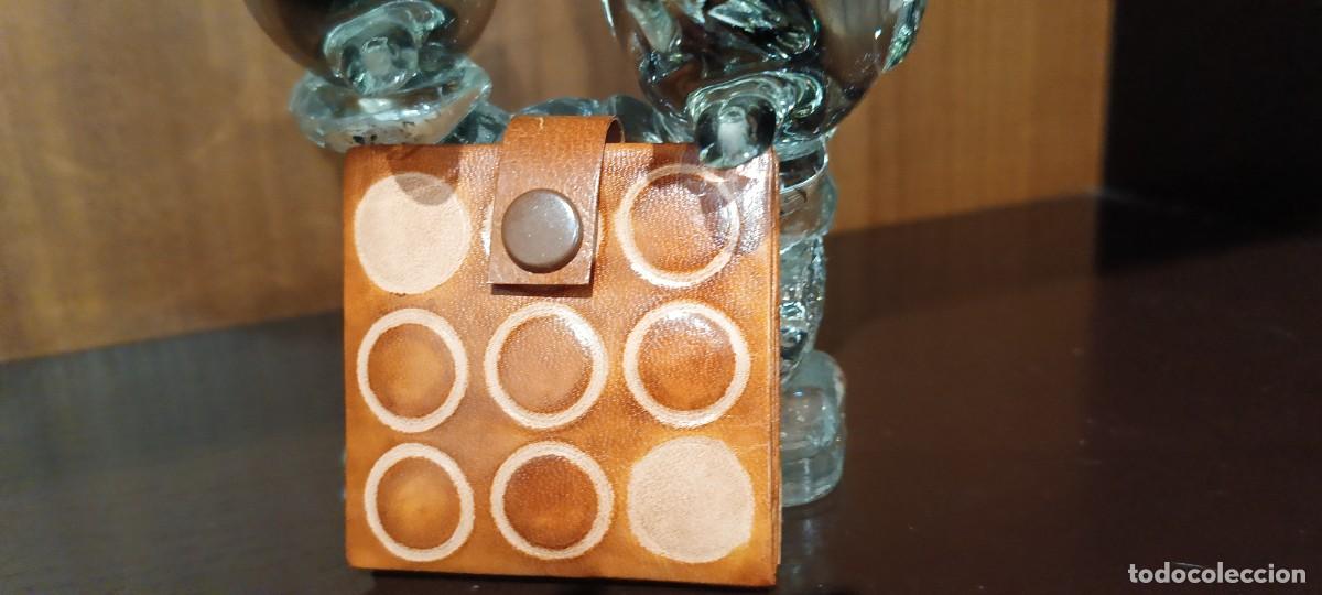 Vintage: Mini monedero de piel - Foto 1