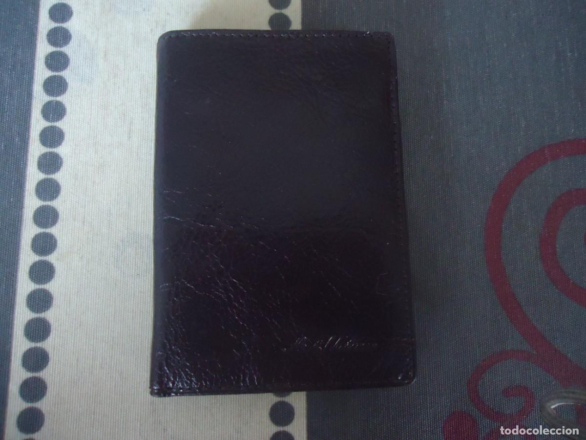 Vintage: CARTERA BILLETERA DE PIEL MARRON - Foto 1
