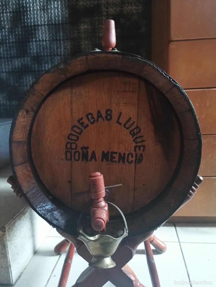 Vintage: BOTA VINO-CON PIE-EN USO. - Foto 1