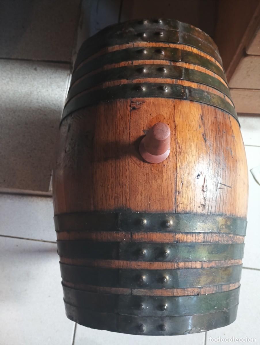 Vintage: BOTA VINO-CON PIE-EN USO. - Foto 3