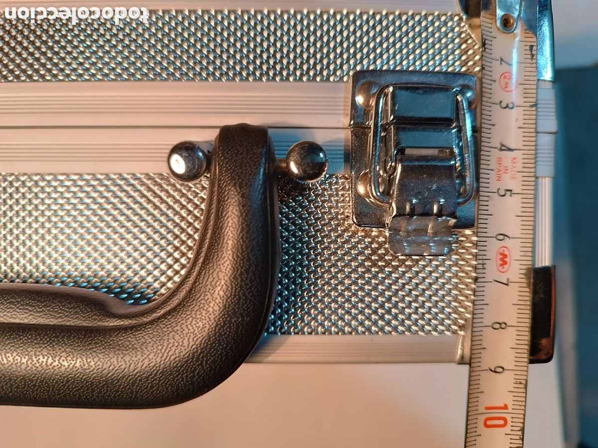 Vintage: MALET&Iacute;N ALUMINIO PEQUE&Ntilde;O - Foto 4