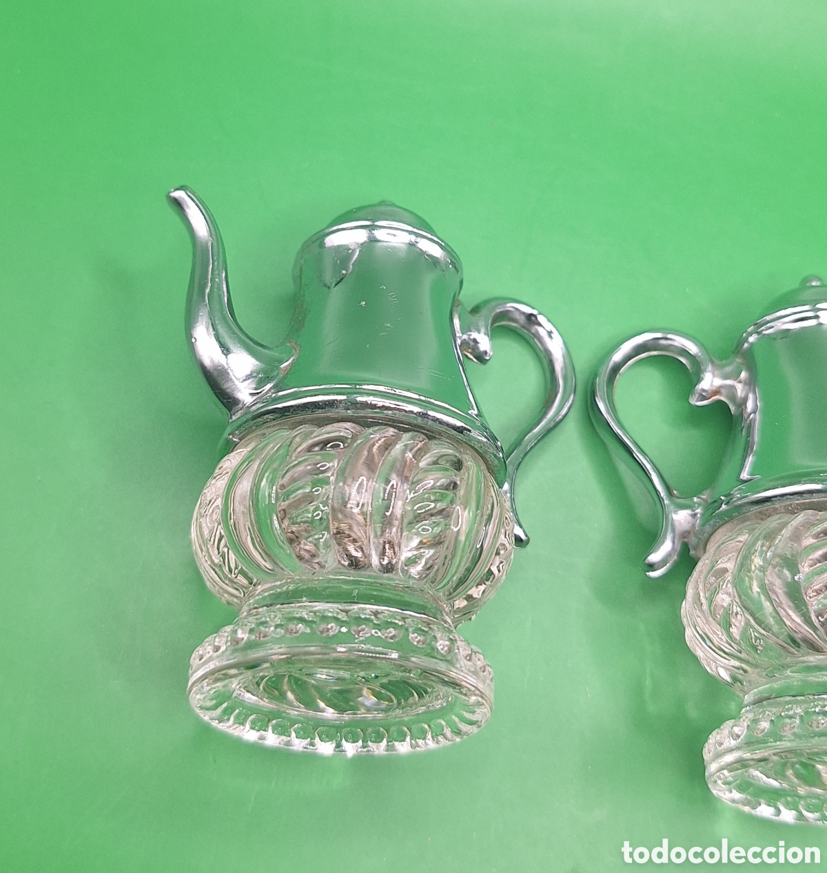 Vintage: Pateja de Salero y Pimentero en Forma de Tetera - Foto 3