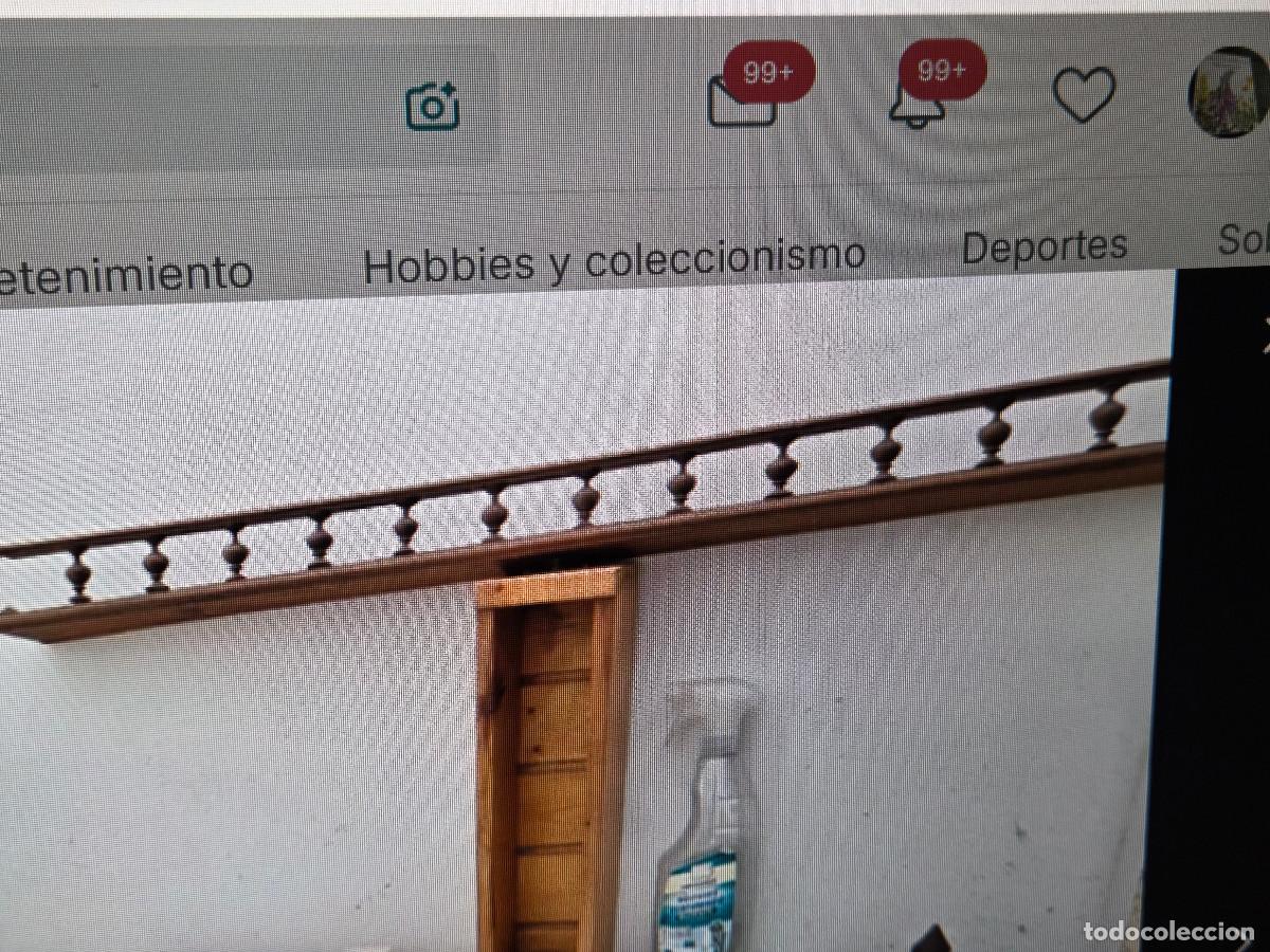 Vintage: entande de madera antigua - Foto 1