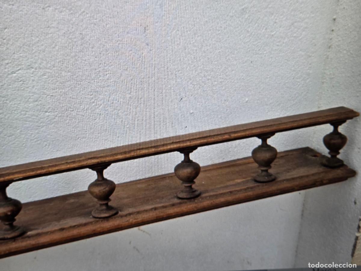 Vintage: entande de madera antigua - Foto 6