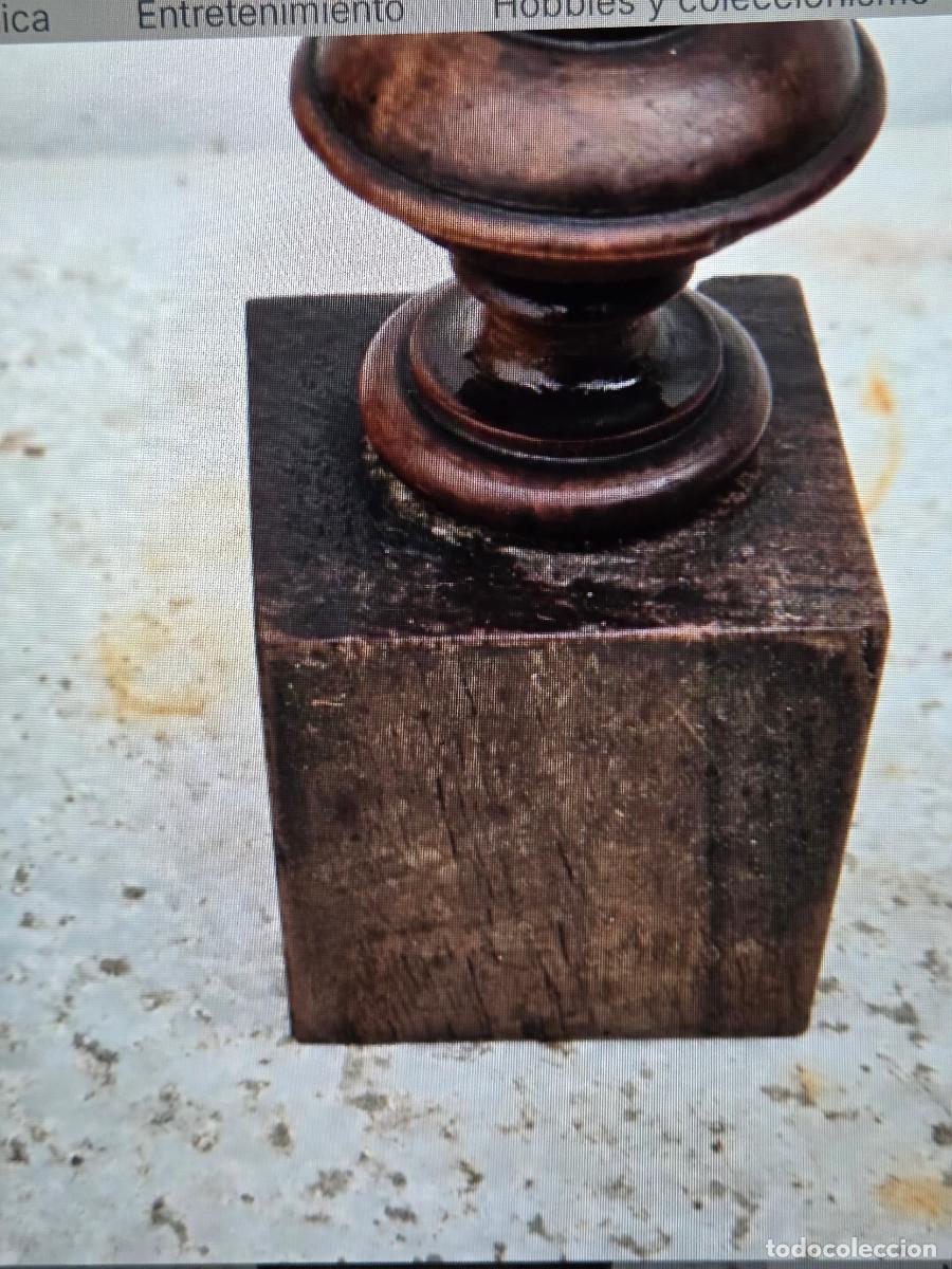 Vintage: pivote de madera antigua - Foto 2