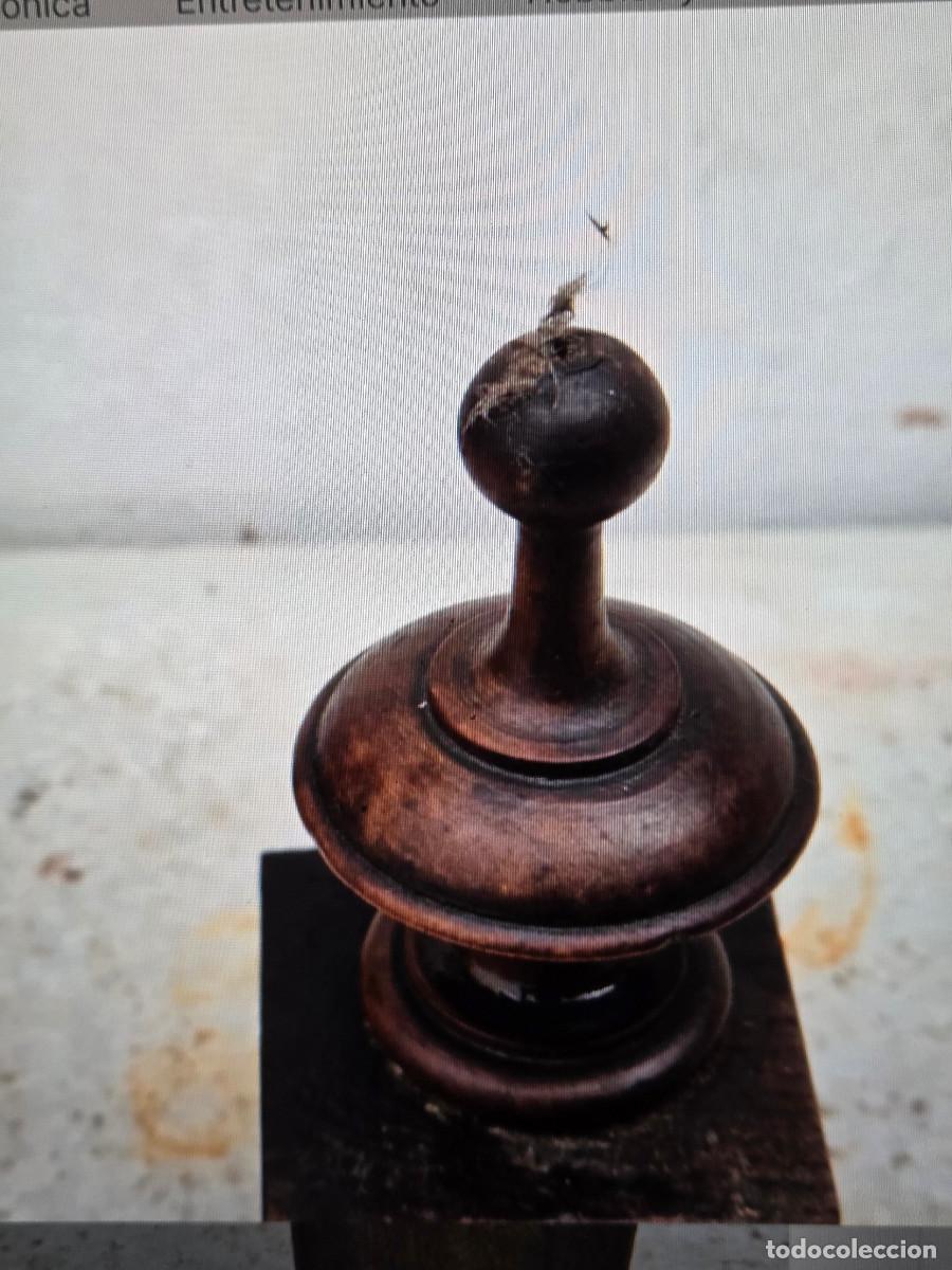 Vintage: pivote de madera antigua - Foto 3