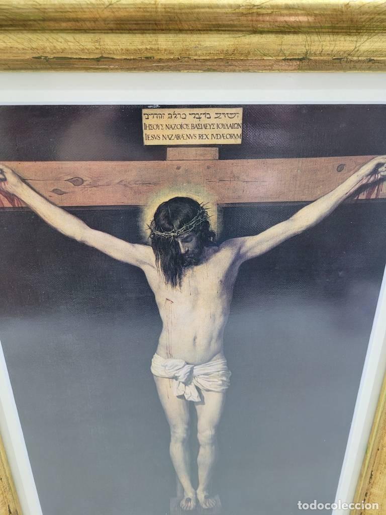 Vintage: CUADRO DE CRISTO DE VEL&Aacute;ZQUEZ - Foto 5