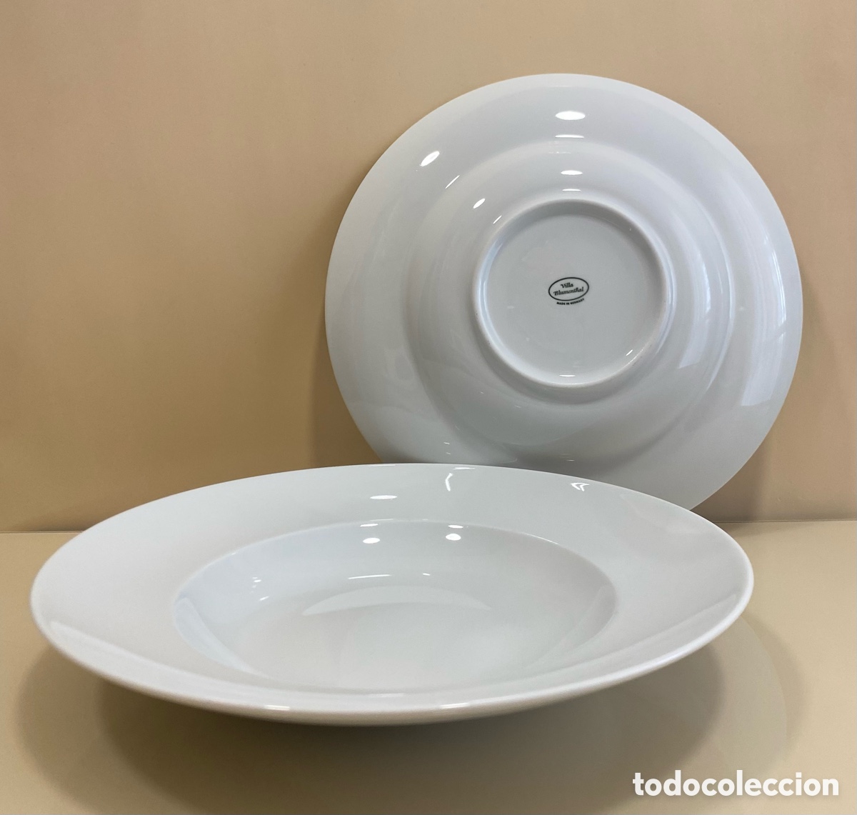 Vintage: Dos platos hondos Villa Blumenthal - Foto 1