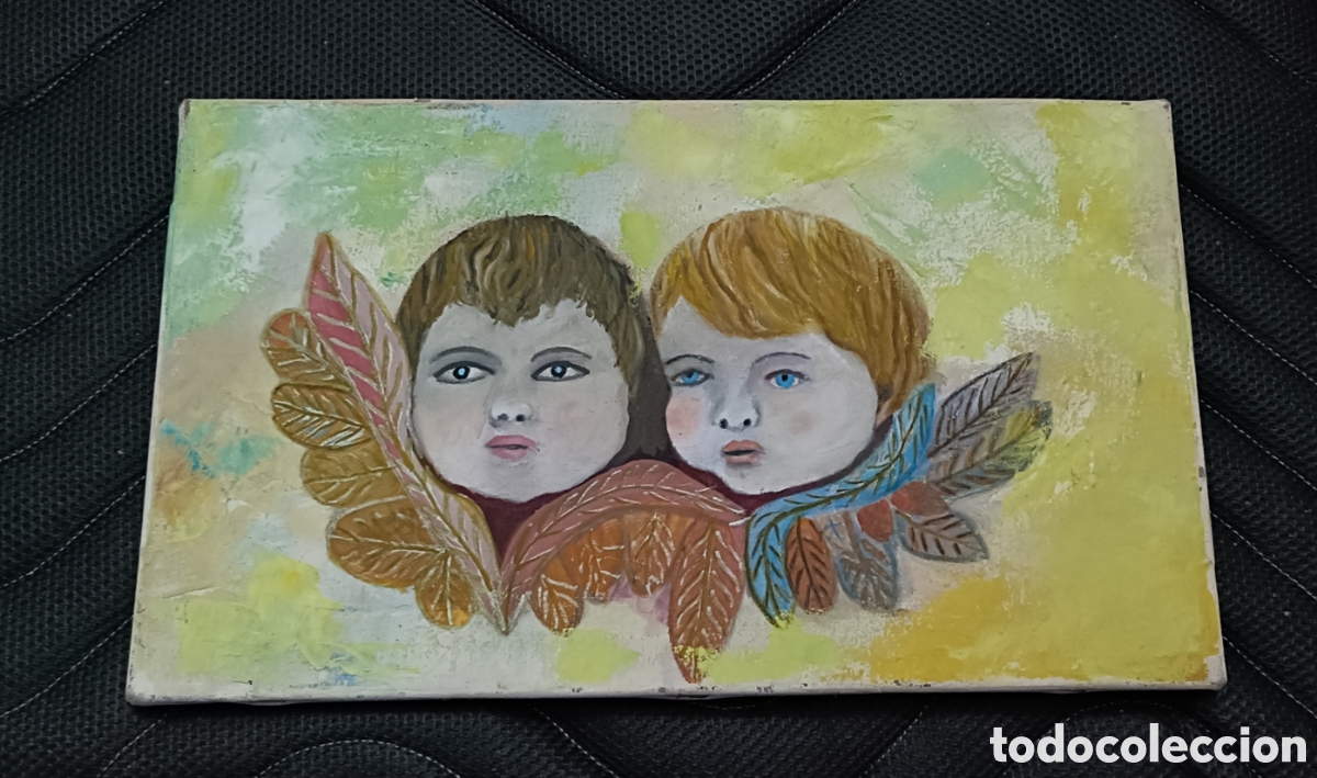 Vintage: Cuadro Vintage Angelotes. - Foto 1