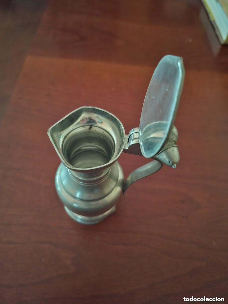 Vintage: Peque&ntilde;a jarra de esta&ntilde;o - Foto 2