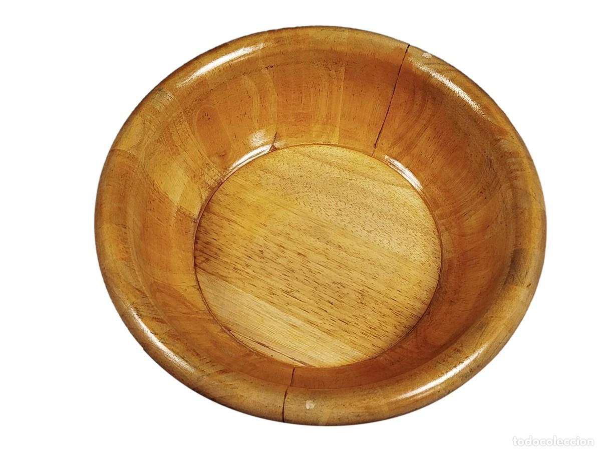 Vintage: FRUTERO DE MADERA TALLADA - Foto 1