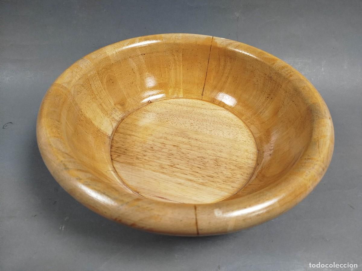 Vintage: FRUTERO DE MADERA TALLADA - Foto 2