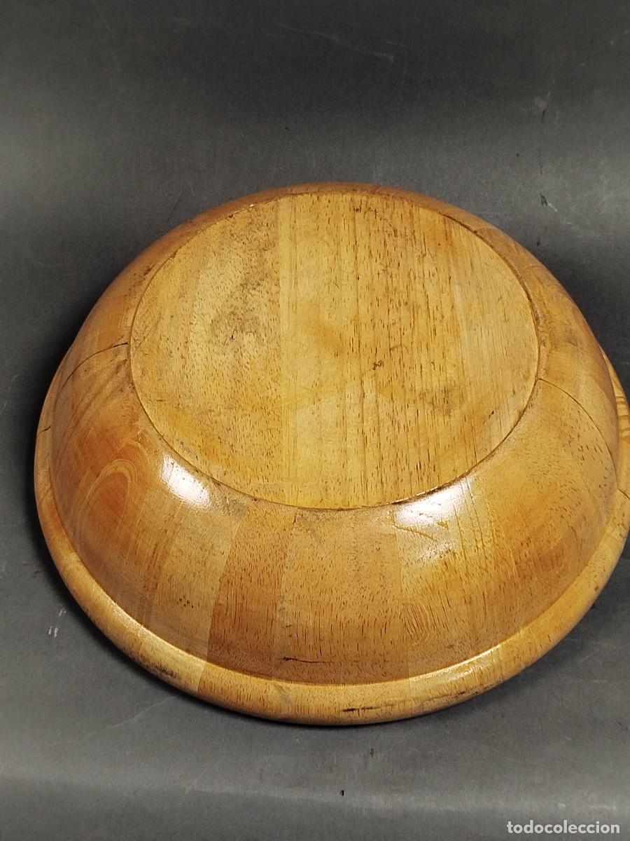 Vintage: FRUTERO DE MADERA TALLADA - Foto 6