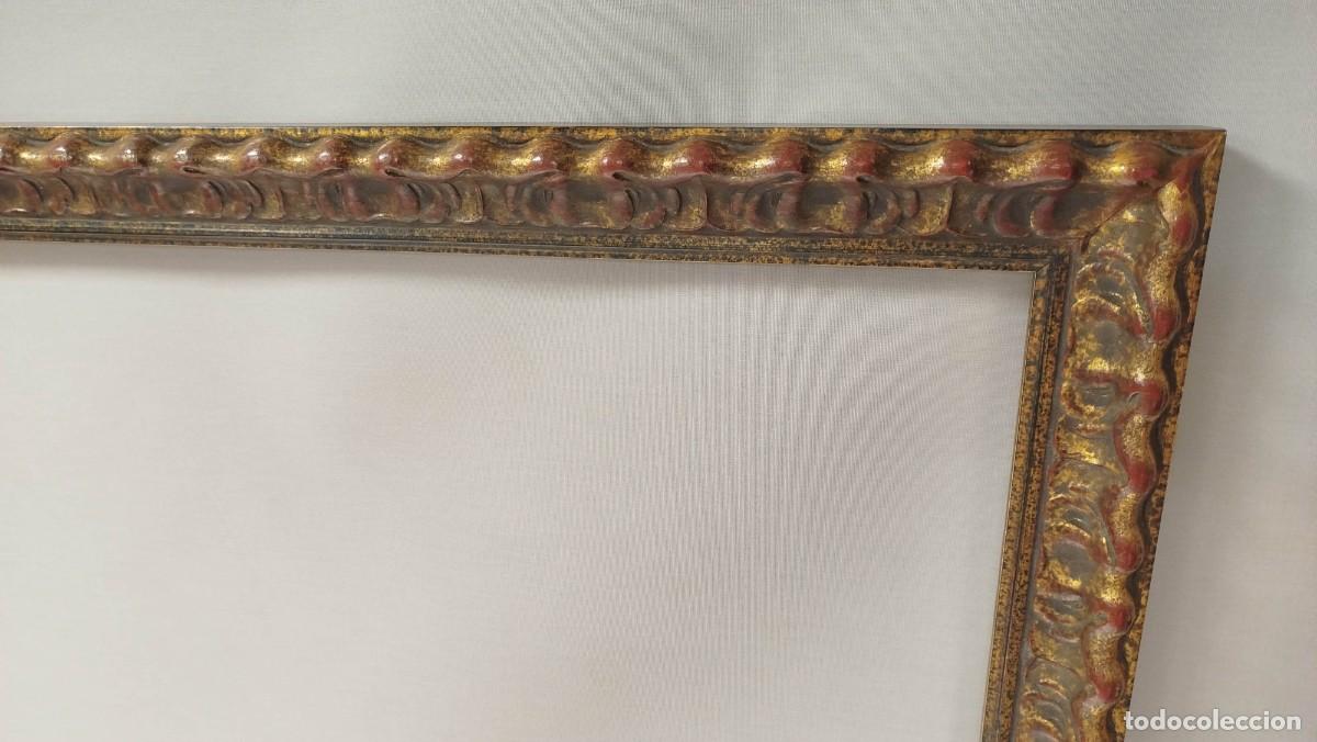 Vintage: MARCO GRANDE MODERNO DE MADERA - Foto 4
