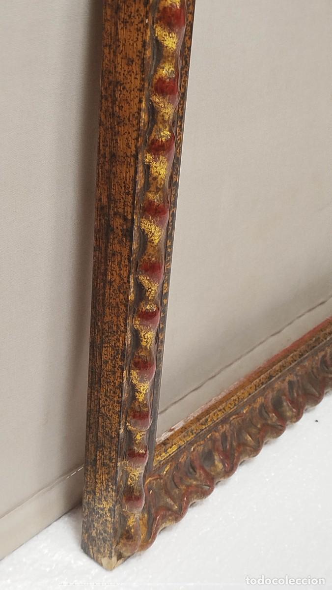 Vintage: MARCO GRANDE MODERNO DE MADERA - Foto 7