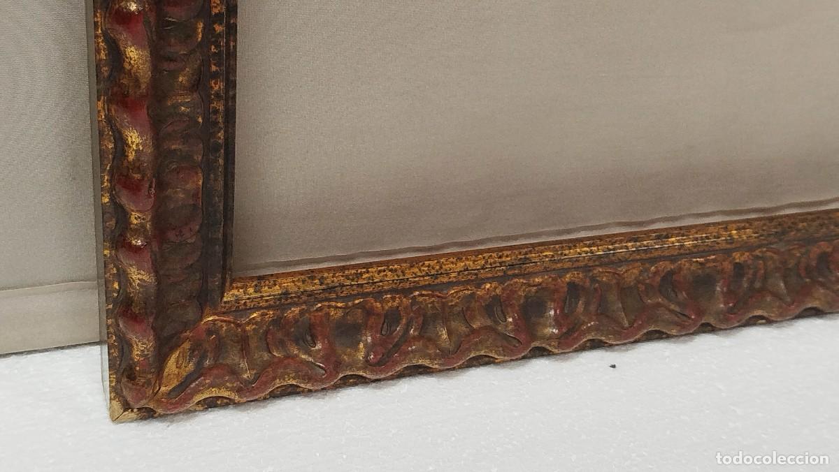 Vintage: MARCO GRANDE MODERNO DE MADERA - Foto 8