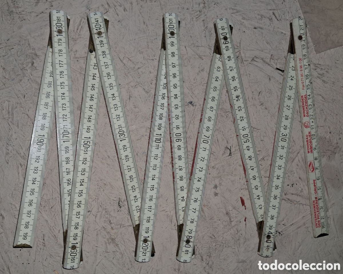 Vintage: metro plegable de carpintero de la marca Kurt Pfleiderer. - Foto 5
