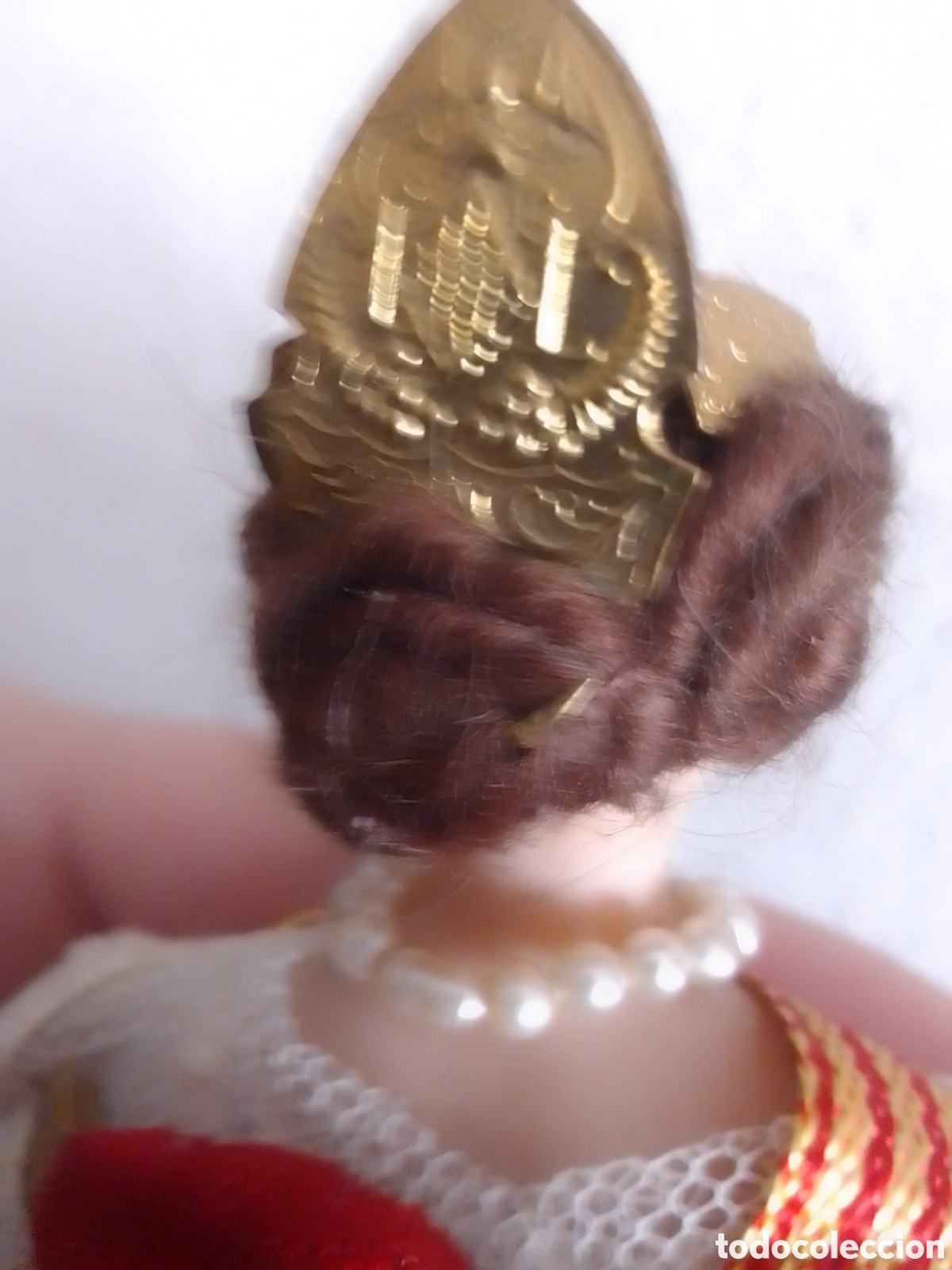 Vintage: Mu&ntilde;eca fallera artesanal - Foto 7