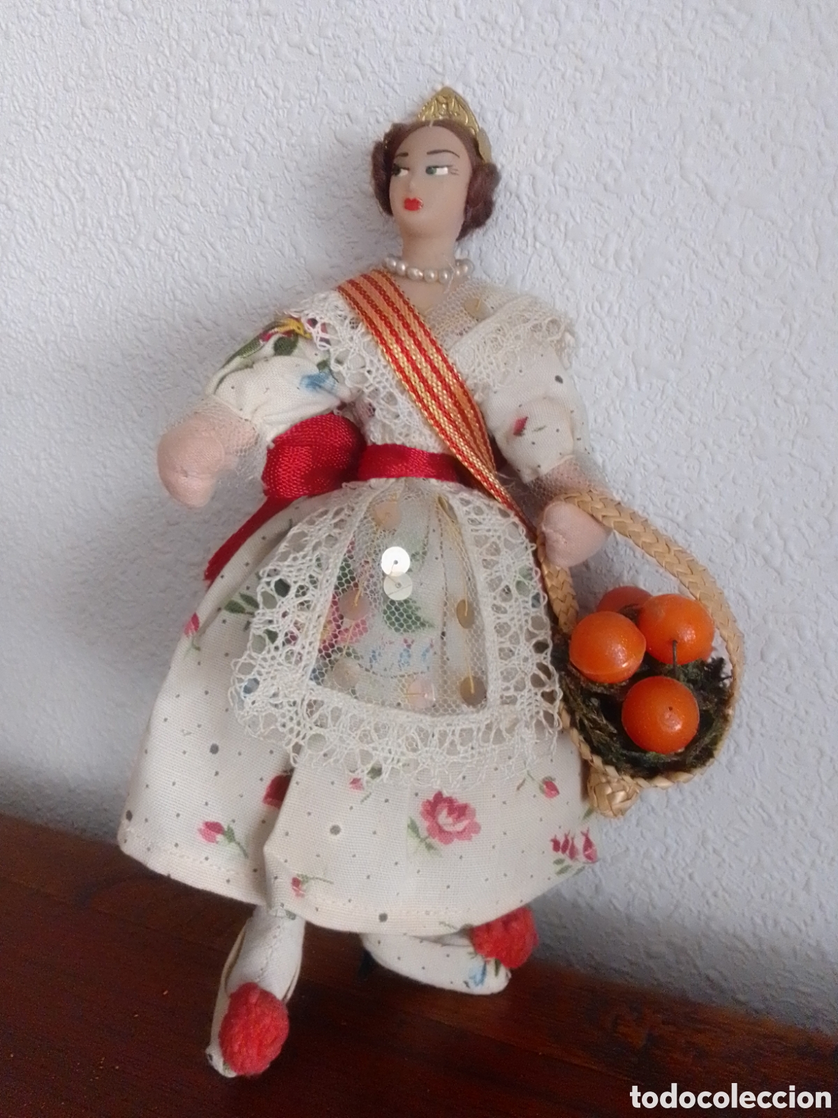 Vintage: Mu&ntilde;eca fallera artesanal - Foto 1