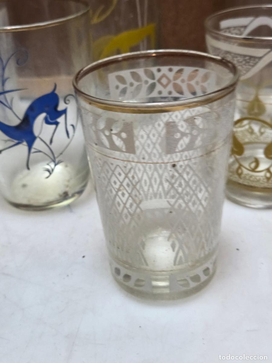 Vintage: 6 vasos de cristal vintage - Foto 2
