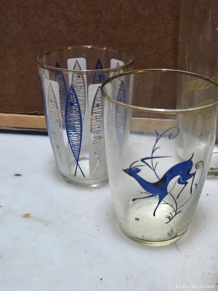 Vintage: 6 vasos de cristal vintage - Foto 3