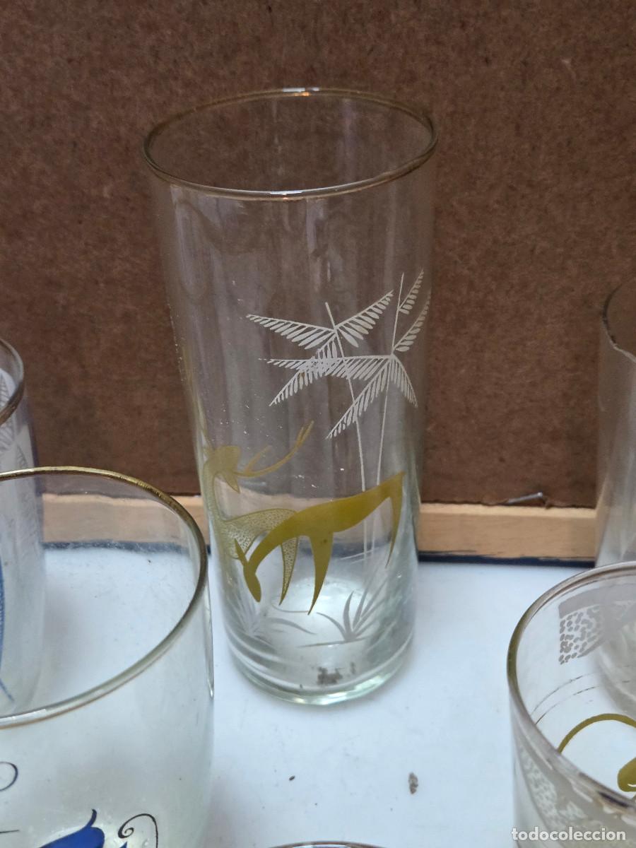 Vintage: 6 vasos de cristal vintage - Foto 6