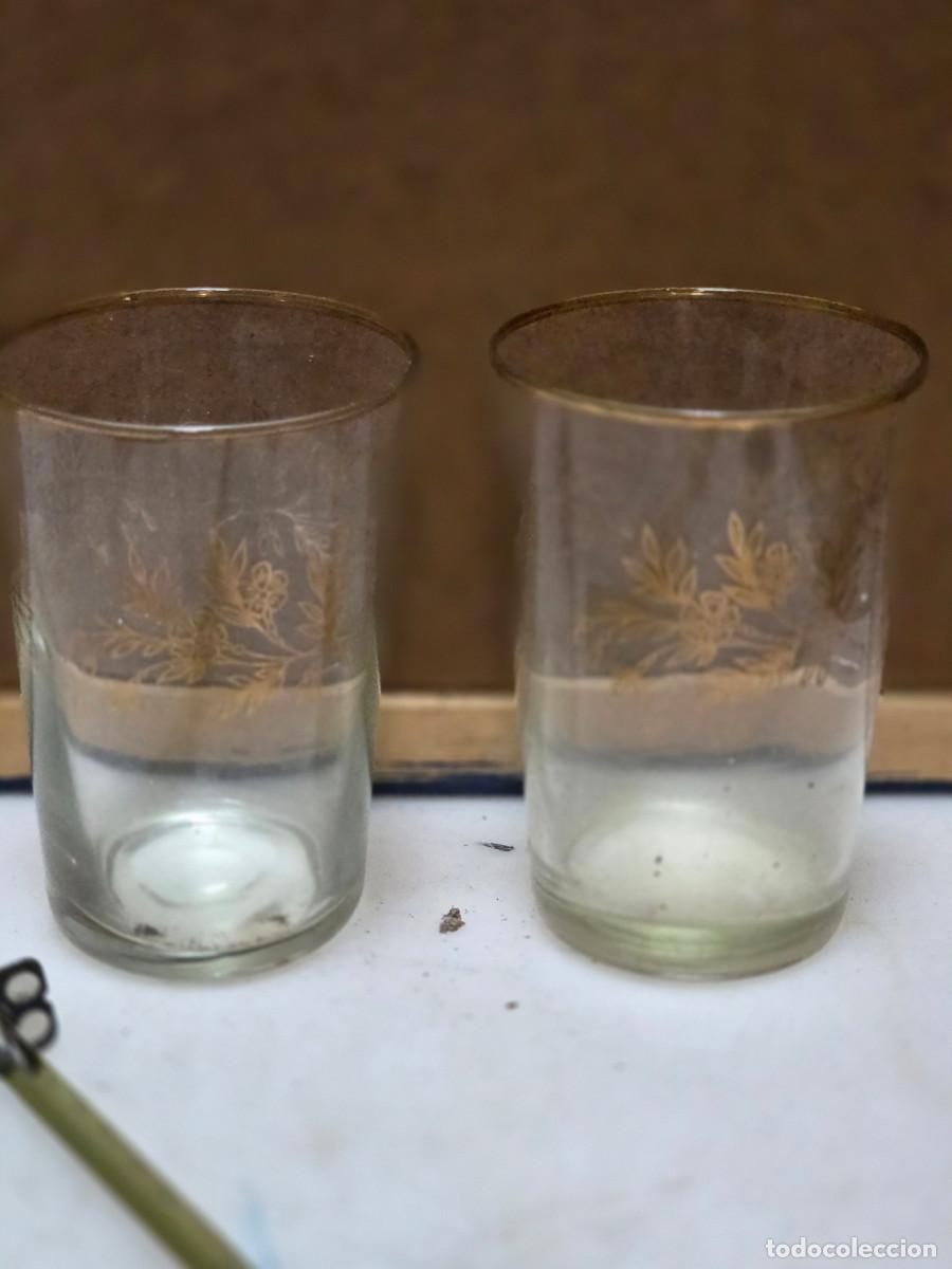 Vintage: 2 vasos de cristal vintage - Foto 1