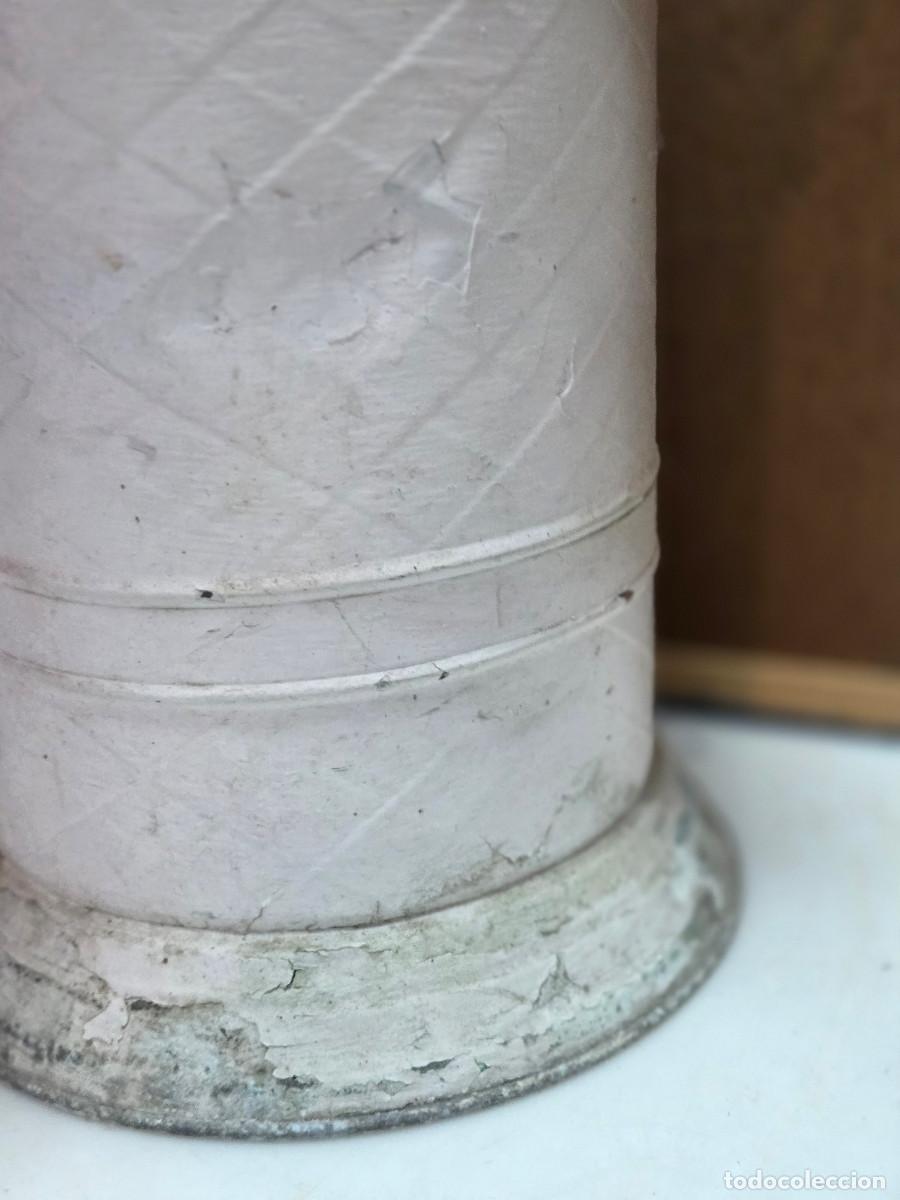 Vintage: paraguero de cobre pintado en blanco - Foto 7