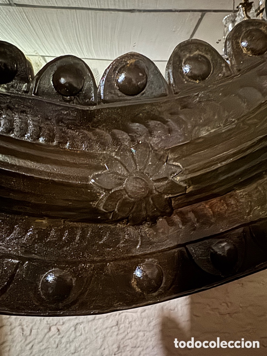 Vintage: Gran espejo en metal - Foto 4