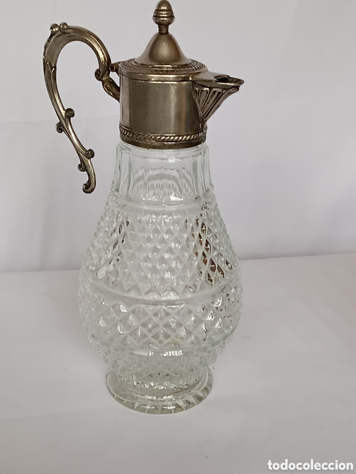 Vintage: Jarra de cristal estilo victoriano - Foto 1