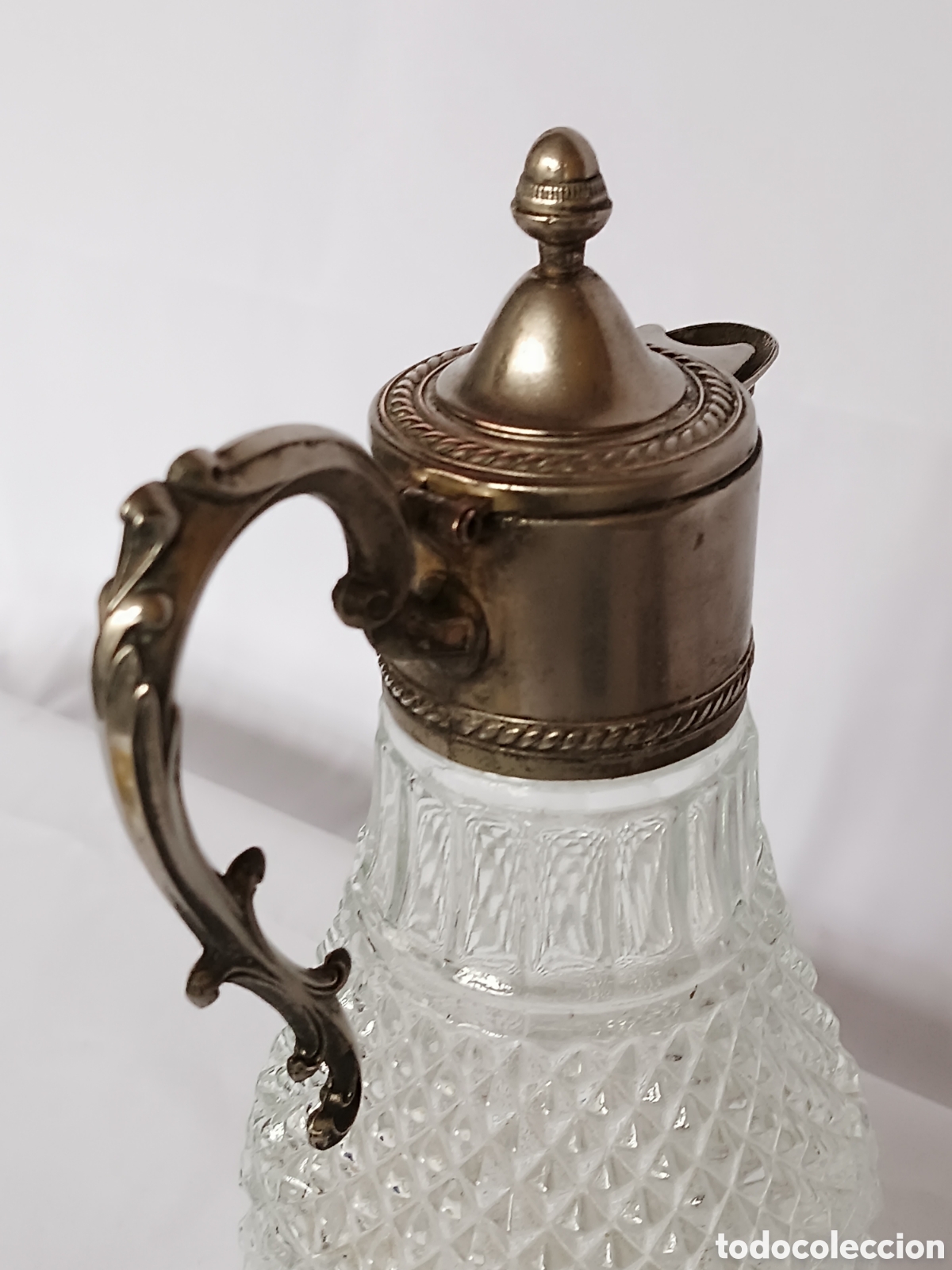Vintage: Jarra de cristal estilo victoriano - Foto 3