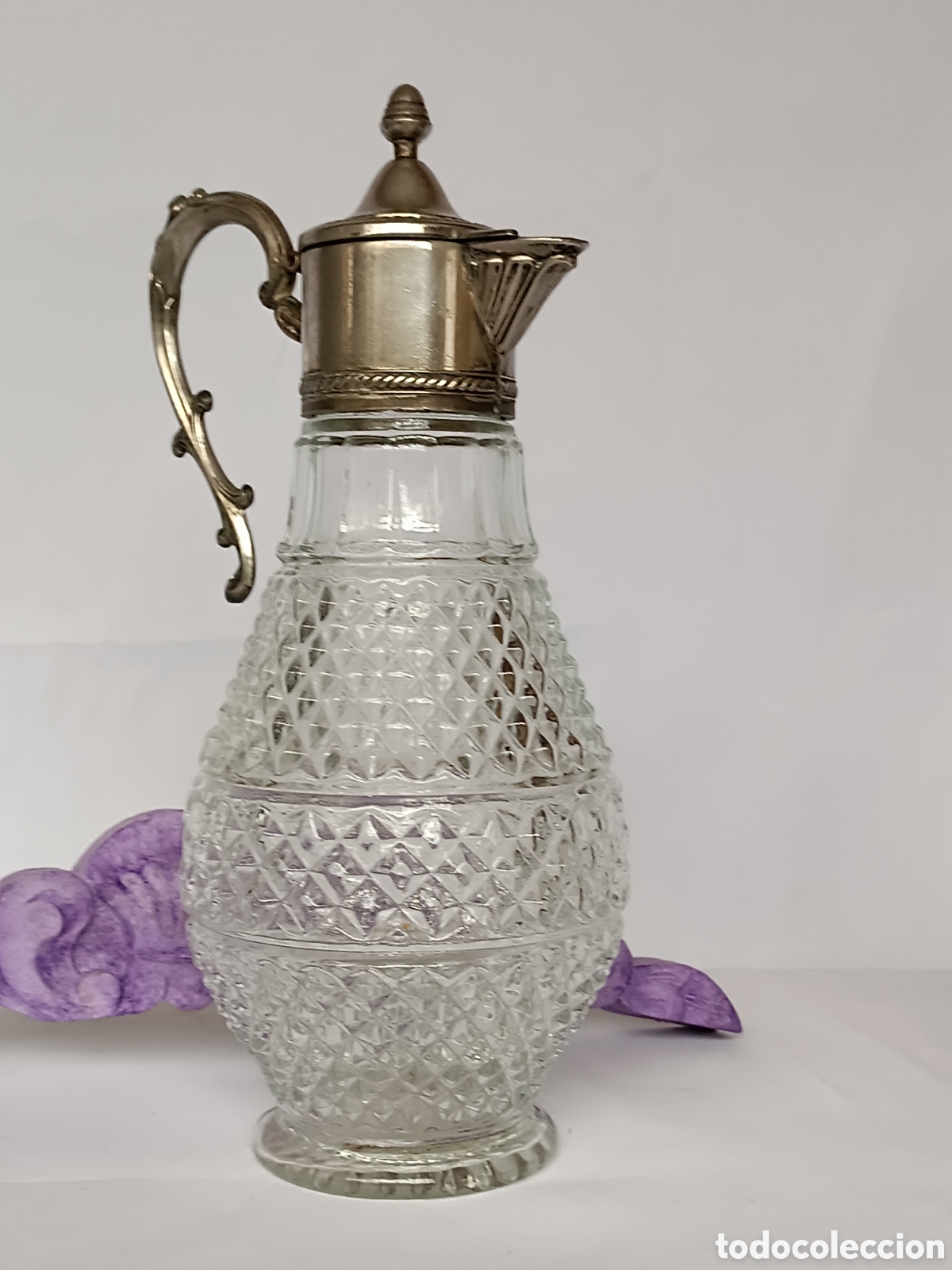 Vintage: Jarra de cristal estilo victoriano - Foto 6
