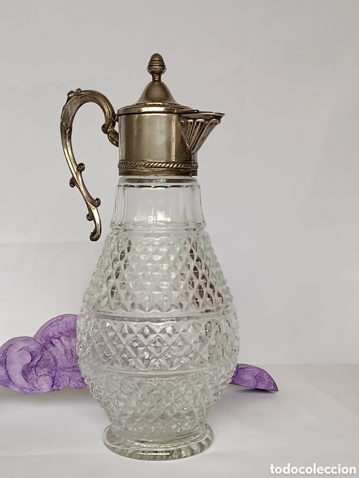 Vintage: Jarra de cristal estilo victoriano - Foto 7