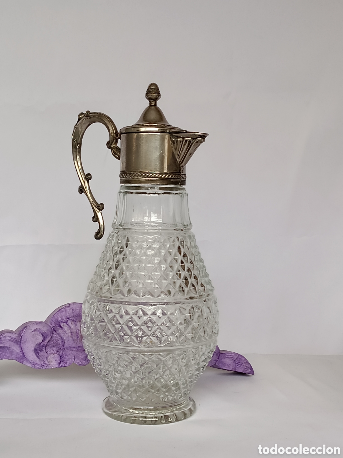 Vintage: Jarra de cristal estilo victoriano - Foto 8