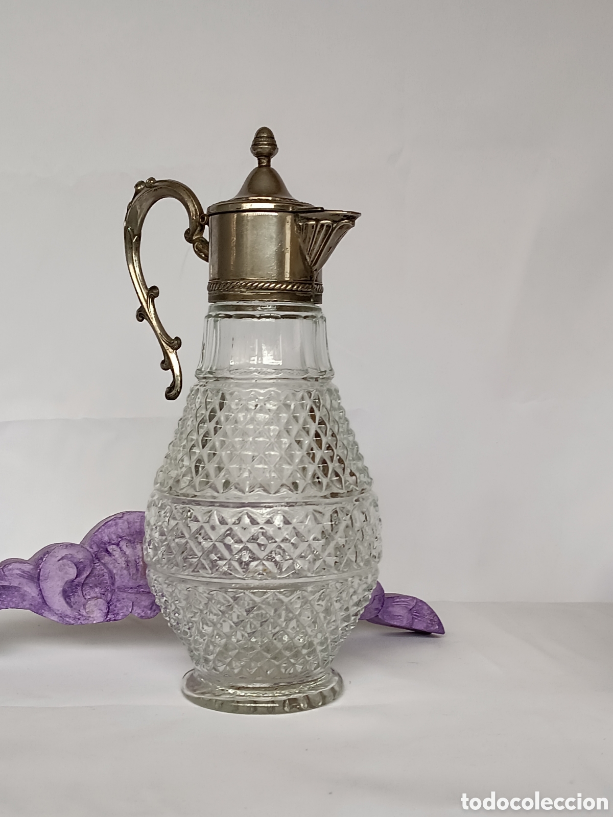 Vintage: Jarra de cristal estilo victoriano - Foto 9