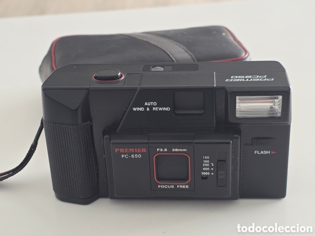 Vintage: C&aacute;mara anal&oacute;gica Premier PC-650 con funda flash funciona - Foto 3