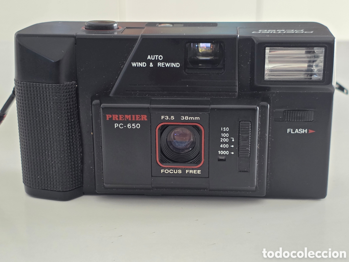 Vintage: C&aacute;mara anal&oacute;gica Premier PC-650 con funda flash funciona - Foto 4