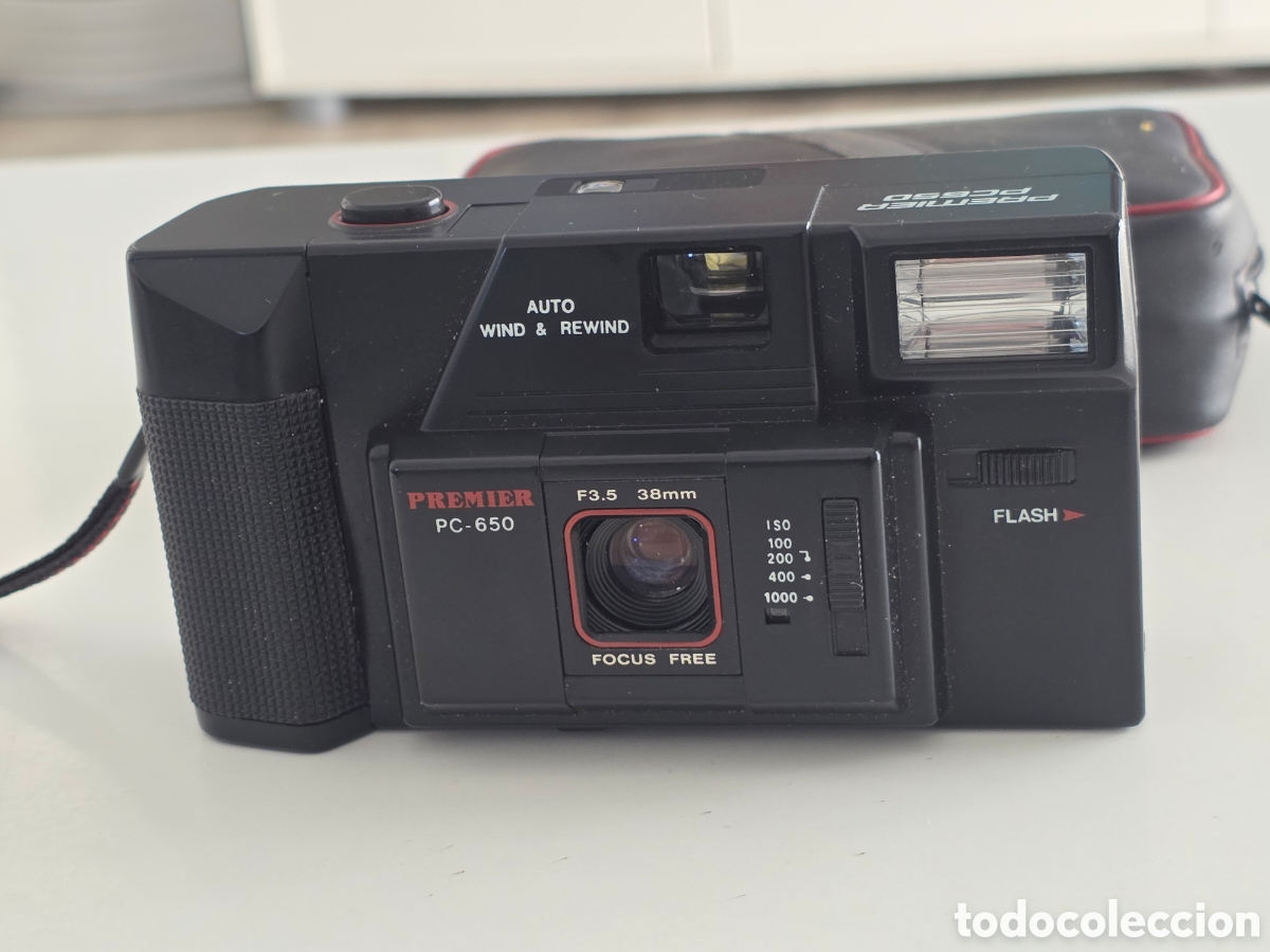 Vintage: C&aacute;mara anal&oacute;gica Premier PC-650 con funda flash funciona - Foto 5