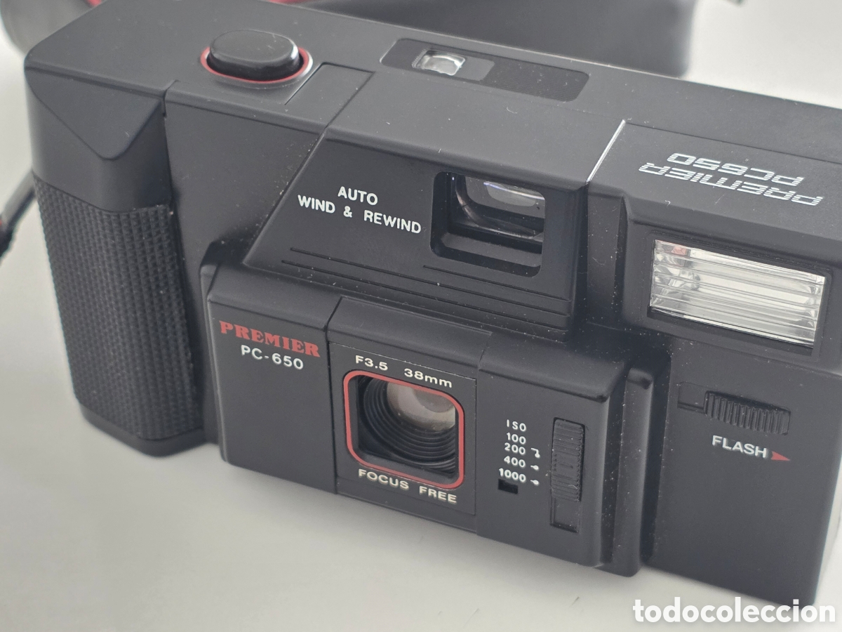 Vintage: C&aacute;mara anal&oacute;gica Premier PC-650 con funda flash funciona - Foto 6