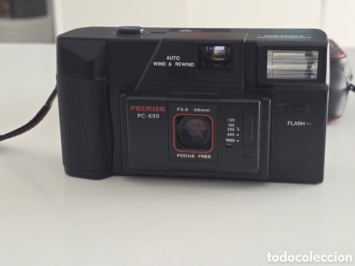 Vintage: C&aacute;mara anal&oacute;gica Premier PC-650 con funda flash funciona - Foto 7