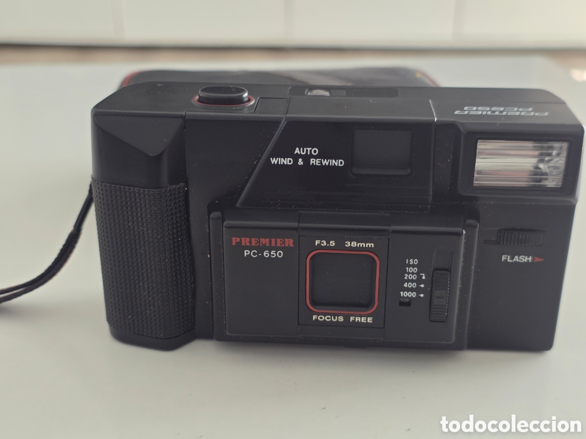 Vintage: C&aacute;mara anal&oacute;gica Premier PC-650 con funda flash funciona - Foto 1