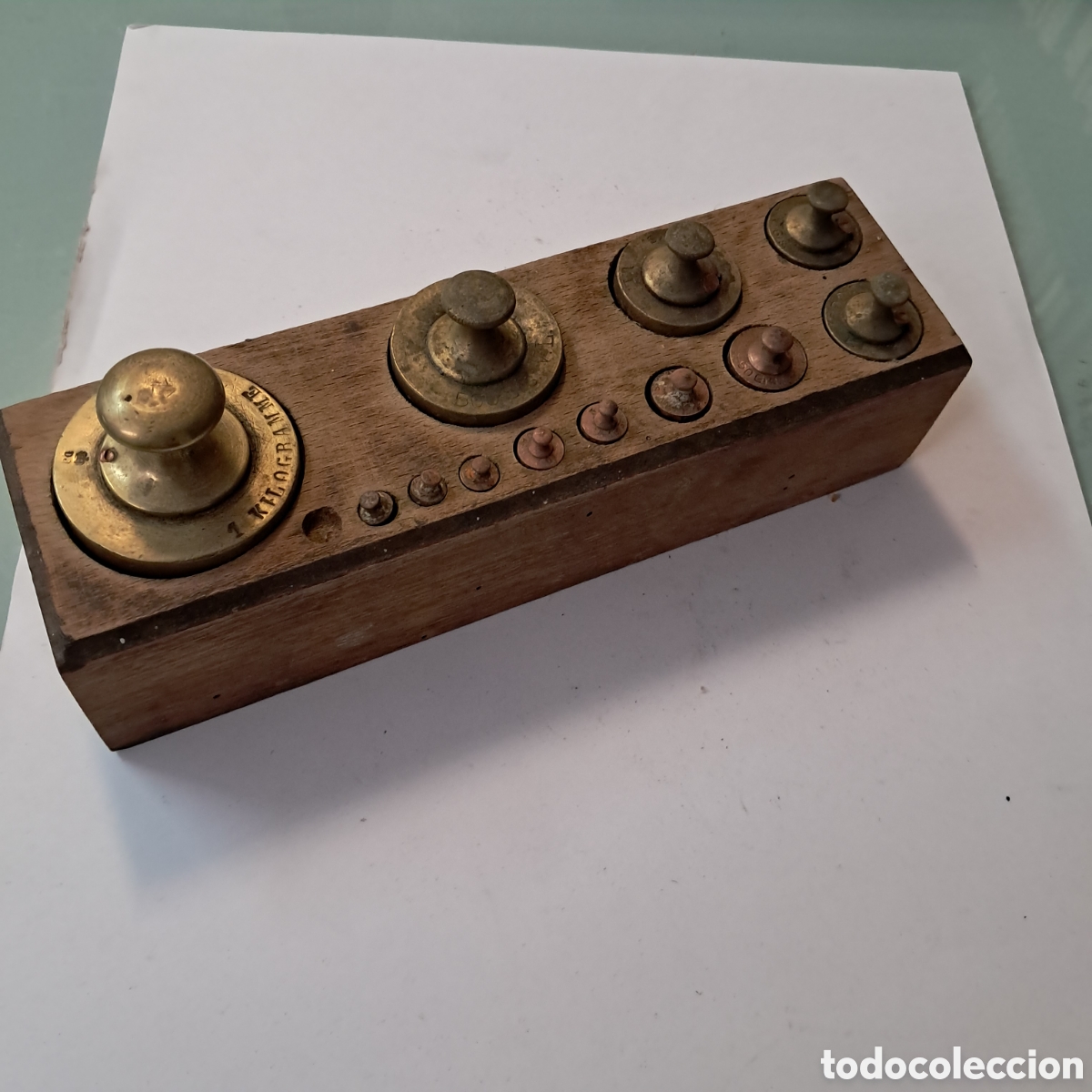 Vintage: Juego de pesas comienza en 1 kilogramo - Foto 1