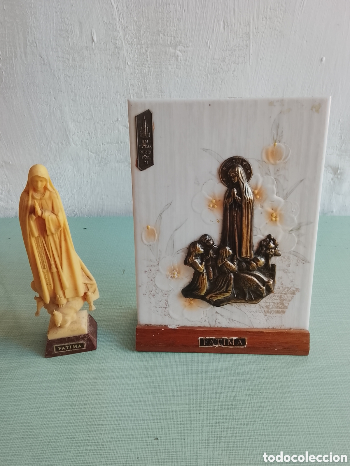 Vintage: Recuerdos de la Virgen de F&aacute;tima. - Foto 2